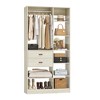 Besiost 40'' Freestanding Closet System with 10 Shelves, Closet Organizer - 4 of 4