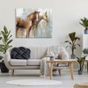 Stupell Industries Layered Abstract Horses Foals Farm Animal Painting Canvas Wall Art - 2 of 4