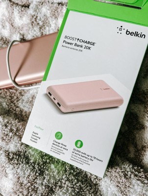 Belkin Batterie externe USB-C PD Boost Charge 20K - Câble USB-C vers USB-C  - Noir - Batterie et powerbank Belkin sur