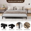 Bed Frame, 6 Inch Heavy Duty Metal Platform with Iron Slats, No Box Spring Needed, Supports up to 800 Lbs, Sturdy Bed Frame for Adults - 4 of 4