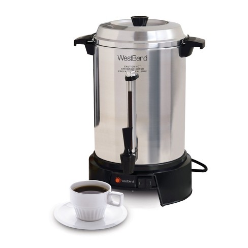 West Bend 30-Cup Stainless Steel Residential Coffee Urn in the Coffee Makers  department at