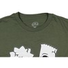 The Simpsons Men's Bart and Lisa Skeletons Tree House Of Horrors T-Shirt - 3 of 3