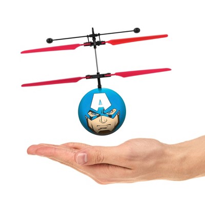 World Tech Toys Marvel Avengers Captain America IR UFO Ball Helicopter