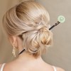 Unique Bargains Hair Chopstick Black Green 1 Pc - 2 of 4
