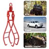 Log Lifting Tongs, 36" Opening 4 Claw Log Lifting Tongs, Heavy Duty Grab Jaws Trailing Steel Tongs Lifting Tongs For Trucks Tractors Skidders - 3 of 4