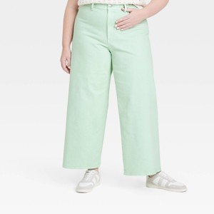 Women's High-Rise Sailor Wide Leg Ankle Jeans - Universal Thread™ - 1 of 3