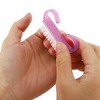 Unique Bargains Durable Translucent Horn Nail Brush 2.44"x1.38" 1 Pc - 2 of 4