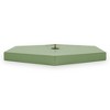LeisureMod Manchester Modern 14" Hexagon Wall Clock with Silent Sweep - 3 of 4