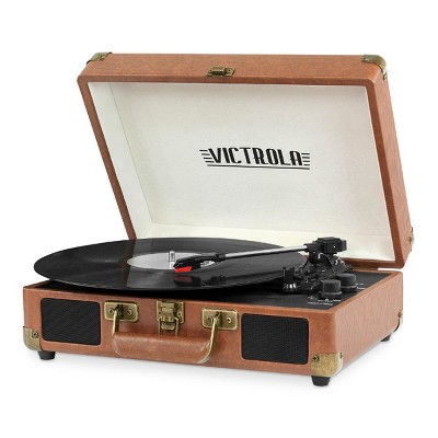 Victrola The Journey Bluetooth Suitcase Record Player with 3-speed Turntable
