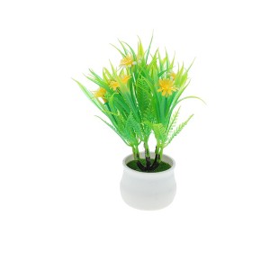 Unique Bargains Artificial Plants Mini Sunflower Plastic 3.15"x3.15"x6.30" 1 Pcs - 1 of 4