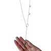 Pompeii3 Love Lariat Necklace 18k Gold Plated 21" - 3 of 4