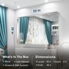 Keonjinn Framed Wall Mirror, Modern Rectangular Bathroom Vanity Mirror, Wall Mounted - 3 of 4