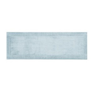 SEVOBAL Bath Rugs and Mats Cotton Tufted Reversible Bath RugNon Skid Bath Mats for Bathroom Floor Bath Rugs for Bath Room, Blue, 72"*24"*0.75" - 1 of 4