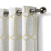 Elrene Kaiden Rustic Vogue Geometric Room Darkening Single Window Curtain Panel - Elrene Home Fashions - image 2 of 3