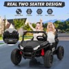 24V Kids Off-Road UTV, 2-Seater Electric Ride On with Remote Control, Bluetooth Audio, Dual Motors, Outdoor Vehicle for Ages 3-8 - 4 of 4