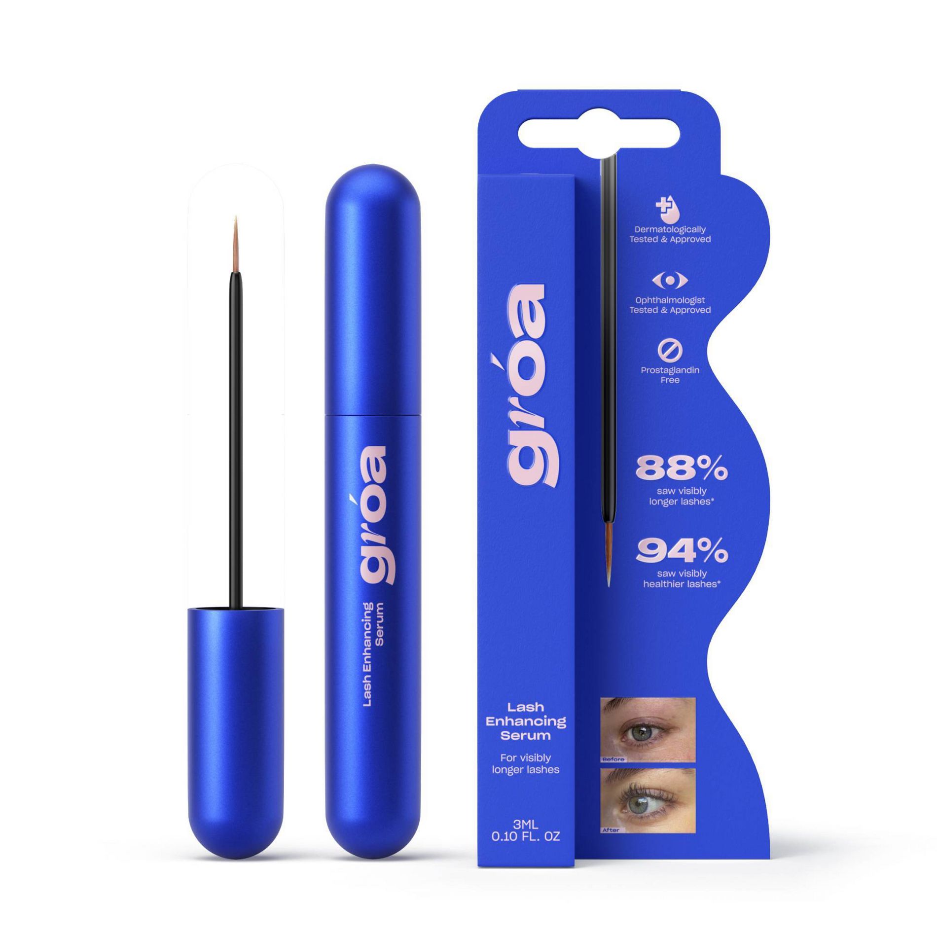 groa Eyelash Enhancing Serum - 3ml - Beauty Studio