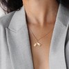 Dainty 14K Gold Plated Animal Necklace - Shell, Starfish & Seahorse Pendant, 16.5"+2" Extender - 3 of 4