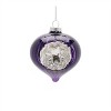 Purple Glass Reflector Ornaments – Set of 12 - 4 of 4