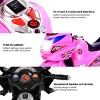 Costway 3 Wheel Kids Ride On Motorcycle 6V Battery Powered Electric Toy Power Bicycle - 4 of 4