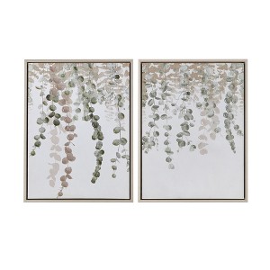 MAYEERTY Eucalyptus 2-piece Framed Canvas Wall Decor Set - 1 of 4