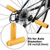 Unique Bargains Universal Aluminum Alloy BMX MTB Bike Bicycle for 3/8" Axles Rear Foot Pegs Footrests 1 Pair - 2 of 4