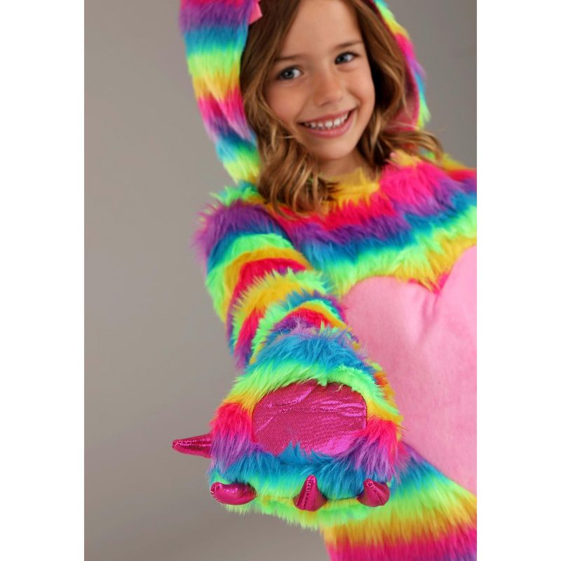 HalloweenCostumes.com Rainbow Monster Costume for Toddlers., 2 of 8