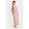 Women's Plus Size Leyla Maxi Dress - ballet pink | CITY CHIC - 3 of 4