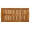 vidaXL Coffee Table Brown Solid Acacia wood Medium Decorative Inlays - 4 of 4