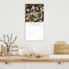 2026 Square Wall Calendar, Bonsai, 16-Month Floral Theme with 180 Reminder Stickers (12x12 In) - 2 of 4