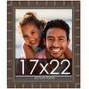 PosterPalooza | 17x22 Modern Bamboo Picture Frame, UV Acrylic, 5 Finishes - 2 of 4