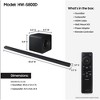 Samsung 3.1.2 Ch Q-Series Ultra Slim Soundbar Wireless Subwoofer, Dolby Atmos and Q-Symphony Titan Black HW-S800D/ZA Refurbished - 4 of 4