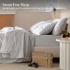 Cotton Tencel Sheet - Luxury Hotel Bedding Set, Soft, Cooling & Breathable for Hot Sleepers, Deep Pocket Up to 16 Inches - 4 of 4