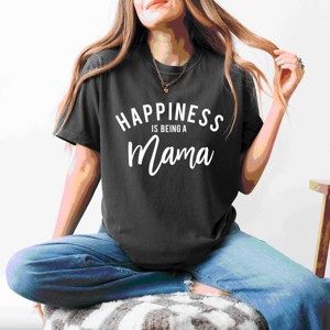 Simply Sage Market Happiness is Being a Mama Garment Dyed Tee - 1 of 4