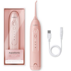 AquaSonic Icon Electric Water Flosser - Rechargeable, Included Jet Tip, Charging Cord, Home & Travel Use - 1 of 4