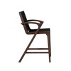 Boraam Luca Black Rope Counter Height Barstool Cappuccino Finish - 4 of 4