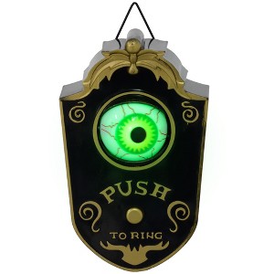 NAYSAYE Party Decoration and Accessories Halloween Doorbell Figurine for Holiday Decorations, Black, 4.3"*2"*7.1" - 1 of 4