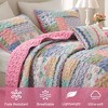 4-Piece Full/Queen 4pcs Quilt Set,Pink - 3 of 4