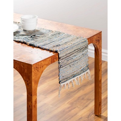 Unique Loom Chindi Jute Lines Indoor Hand Made Area Rug
