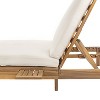 PAGED Double Chaise Lounge Outdoor Patio Chaise Lounge with 5-Position Adjustable Backrest Folding Side Trays for Pool, Garden, Yard - 2 of 4