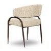 TOV Furniture Tatum Cream Textured Performance Boucle Dining Chair - 4 of 4