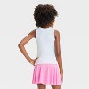 Grayson Threads Kids Big Girl Tank Top - Pink/White - 3 of 4