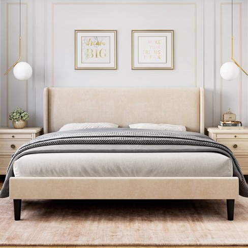 Target upholstered bed deals