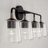 Capital Lighting Amara 4 - Light Vanity in  Matte Black/Brass - 3 of 3