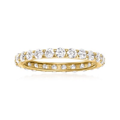 Ross-Simons 1.25 ct. t.w. CZ Eternity Band in 14kt Yellow Gold
