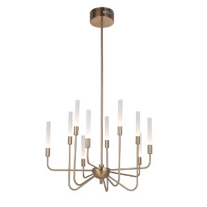 Craftmade Lighting Valdi 10 - Light Chandelier in  Satin Brass - 1 of 2