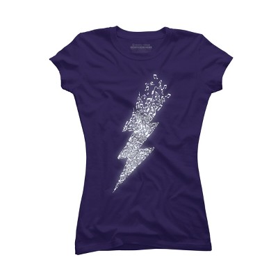 Junior's Design By Humans Electro Music By radiomode T-Shirt