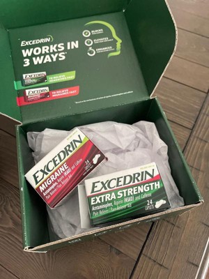 Excedrin Extra Strength Pain Reliever Caplets - Acetaminophen/aspirin ...