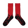 Ghostface With Blood Women's Red Athletic Crew Socks - 2 of 3
