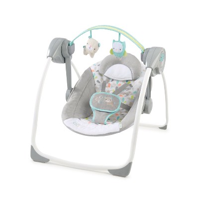 Ingenuity Comfort 2 Go Compact Portable Baby Swing with Music - Fanciful Forest