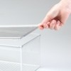 mDesign Plastic Stackable Toy Storage Bin with Attached Lid - 3 of 4